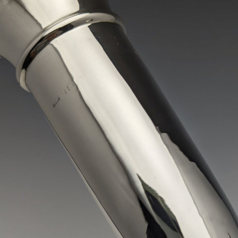 1909年 英国アンティーク 純銀製 中型花瓶 ペア 341g